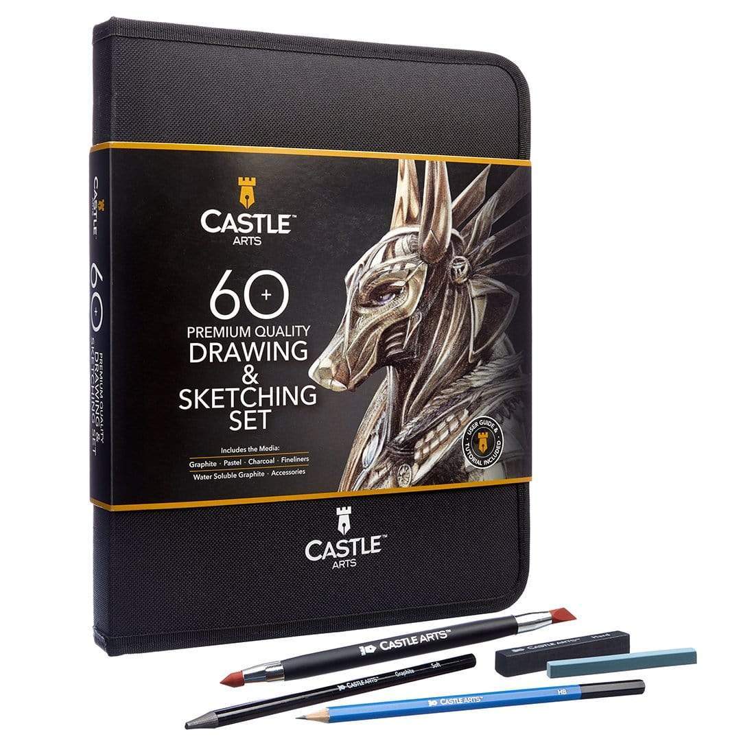 278 Piece Premium Drawing and Coloring Pencil Tin Bundle