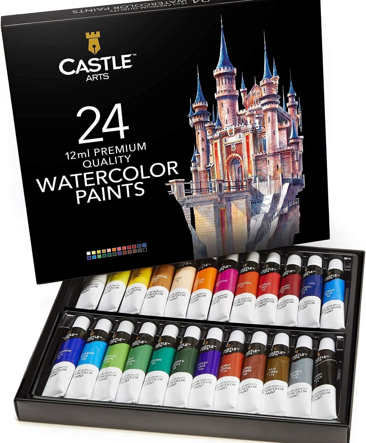 120 Piece Watercolors Bundle