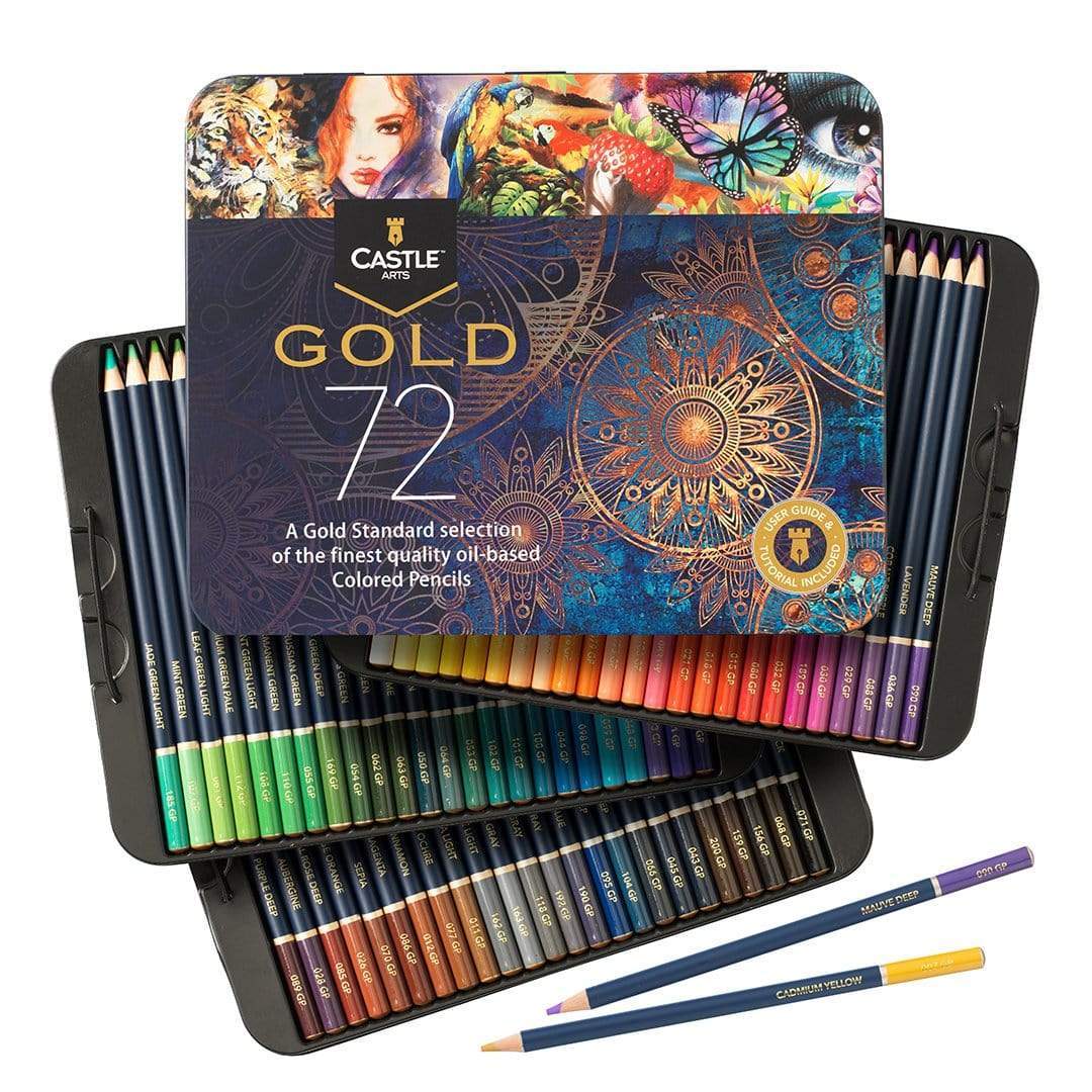 278 Piece Premium Drawing and Coloring Pencil Tin Bundle