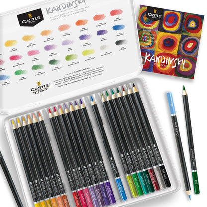 24 Piece Kandinsky Colored Pencil Set in Display Tin