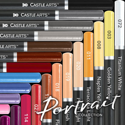 24 Piece Portrait Colored Pencil Set in Display Tin