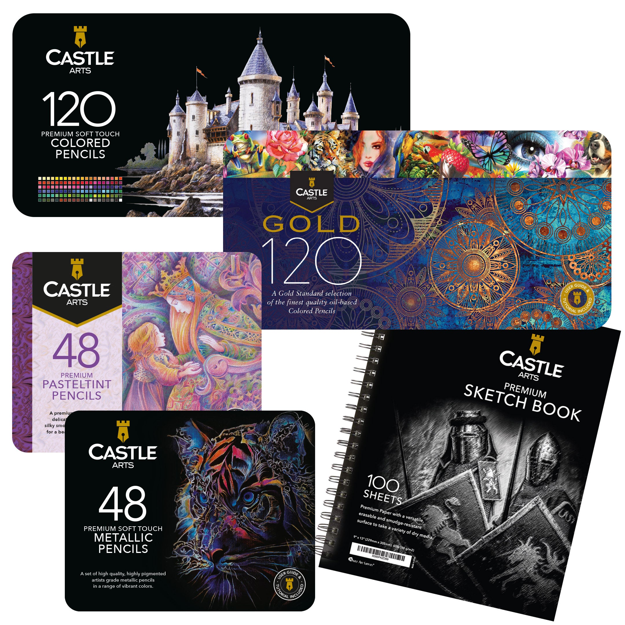 338 Piece Expert Colorist Tin Bundle